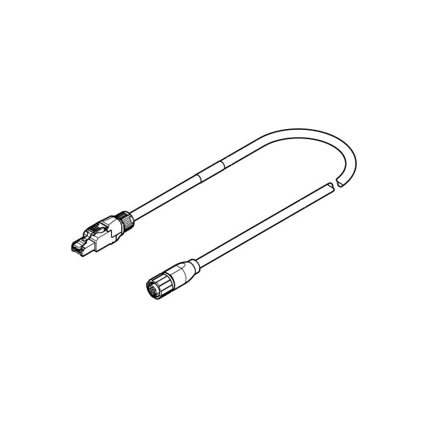 Encoder Cable NEBM-M12G8-E-15-N-R3G8